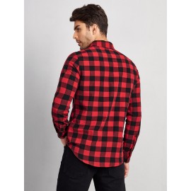 Men Buffalo Plaid Shirt