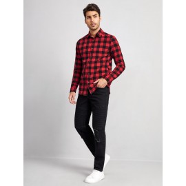 Men Buffalo Plaid Shirt