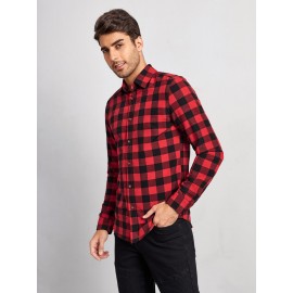 Men Buffalo Plaid Shirt