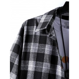 Men Plaid Button Up Shirt