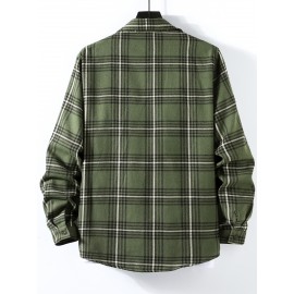 Men Plaid Shirt Without Tee