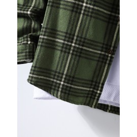 Men Plaid Shirt Without Tee