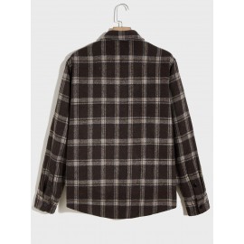 Men Plaid Shirt Without Tee