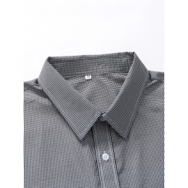 Men Random Gingham Print Shirt