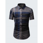 Men Random Plaid Print Shirt